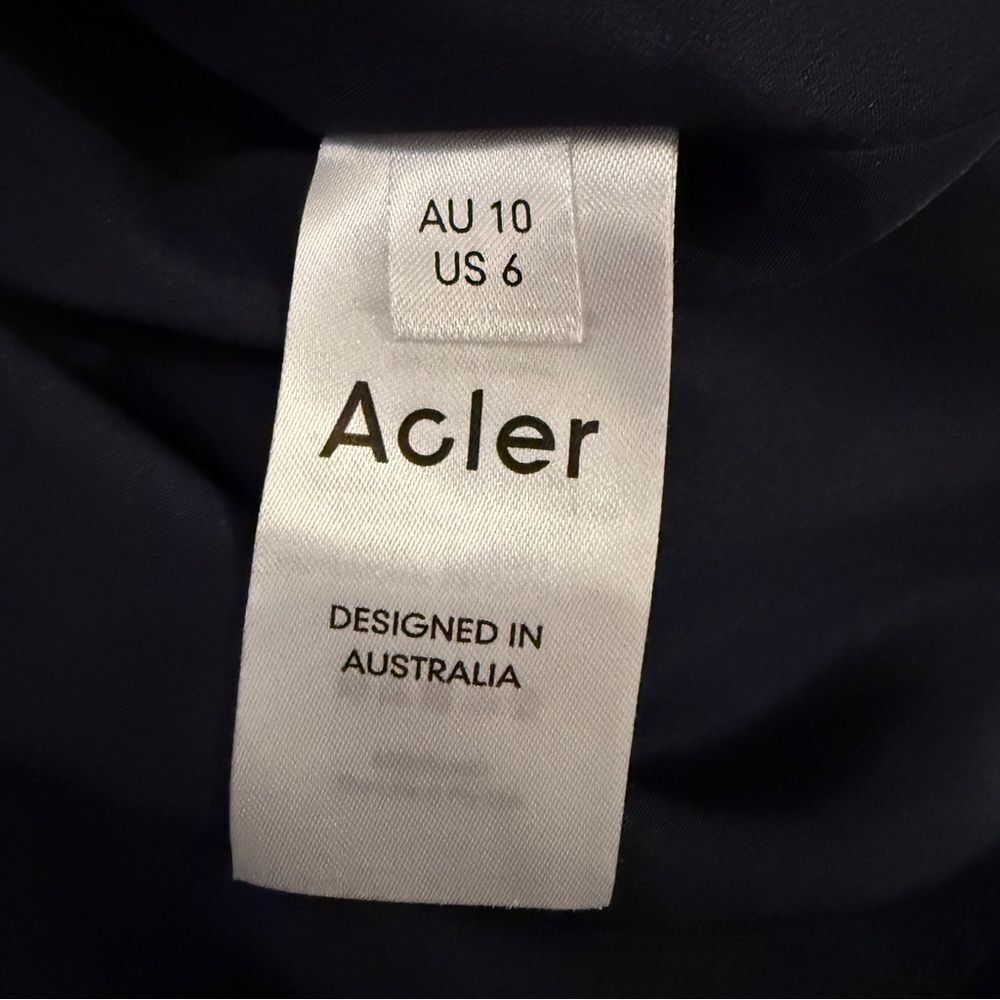 ACLER Martin Flute-sleeve Dress In Midnight - Picture 9 of 11